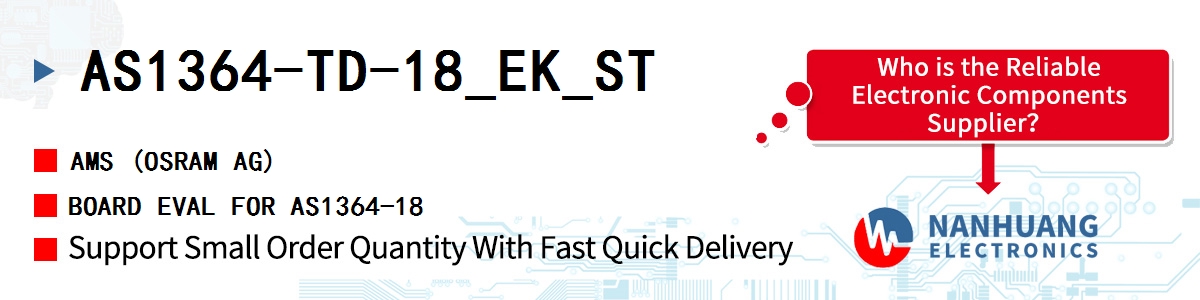 AS1364-TD-18_EK_ST AMS BOARD EVAL FOR AS1364-18