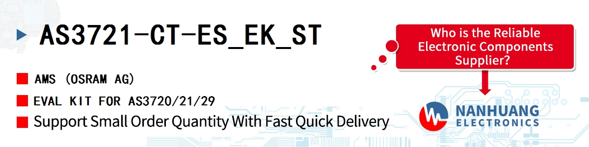 AS3721-CT-ES_EK_ST AMS EVAL KIT FOR AS3720/21/29