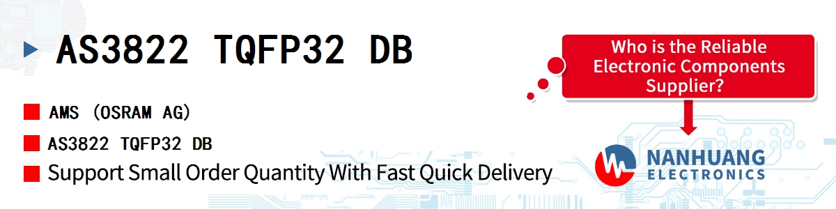 AS3822 TQFP32 DB AMS AS3822 TQFP32 DB