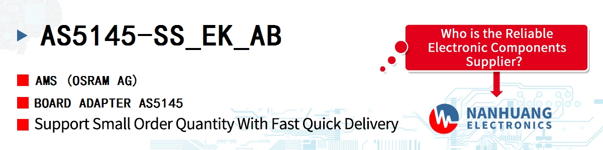 AS5145-SS_EK_AB AMS BOARD ADAPTER AS5145