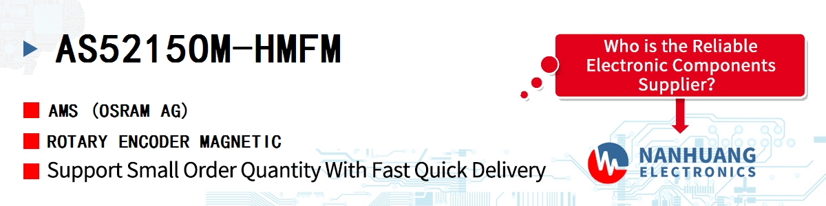 AS5215OM-HMFM AMS ROTARY ENCODER MAGNETIC