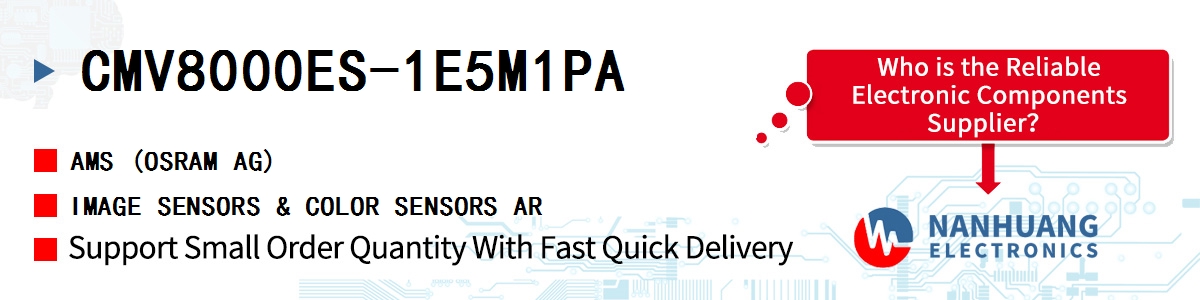 CMV8000ES-1E5M1PA AMS IMAGE SENSORS & COLOR SENSORS AR