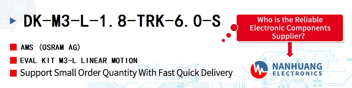 DK-M3-L-1.8-TRK-6.0-S AMS EVAL KIT M3-L LINEAR MOTION