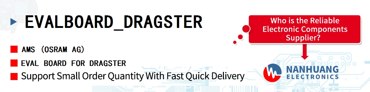 EVALBOARD_DRAGSTER AMS EVAL BOARD FOR DRAGSTER